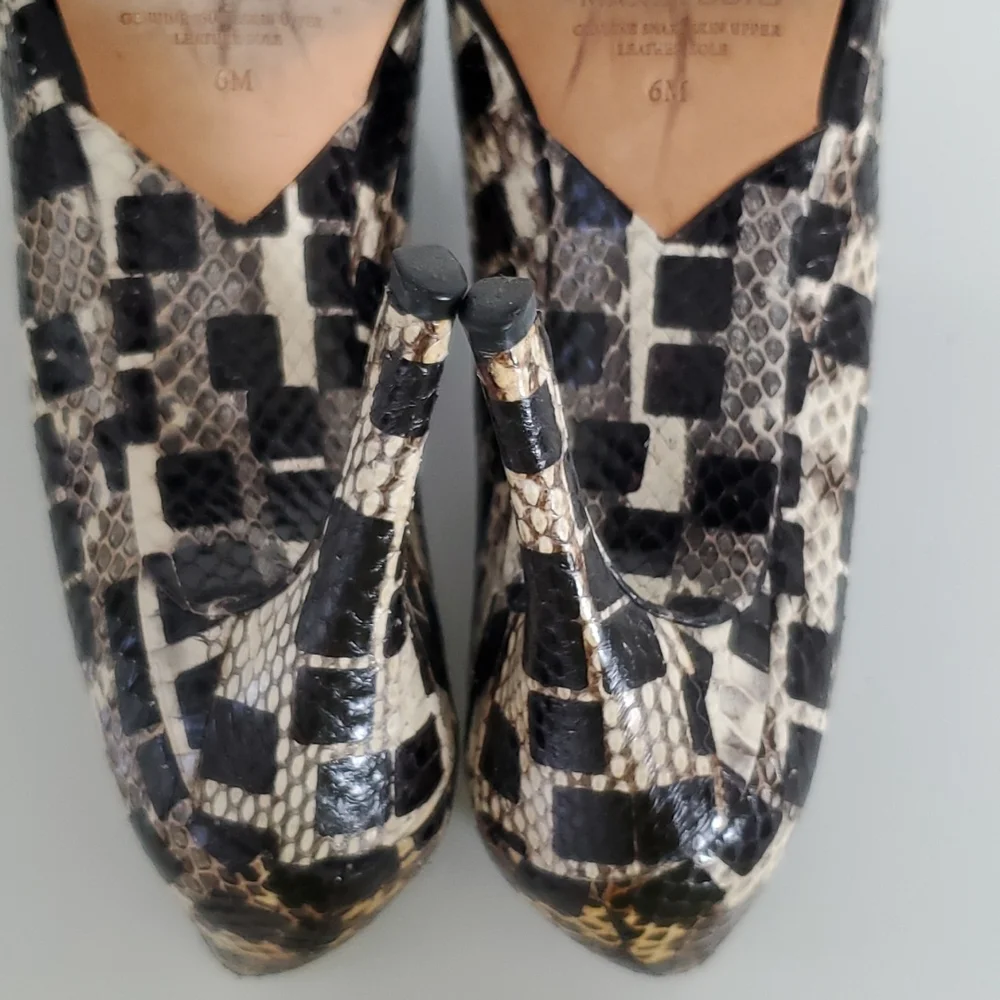 MaxStudio Marabel Snakeskin pumps 6 - Picture 10 of 12